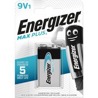 Energizer MAX PLUS Alkaline 9V Battery - 1 Pack
Energizer MAX PLUS Alkaline 9V Battery - 1 Pack