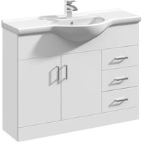 Balterley Orbit 1050mm Freestanding Unit with Basin 1 - Gloss White
Balterley Orbit 1050mm Freestanding Unit with Basin 1 - Gloss White