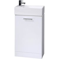 Balterley Orbit 480mm Compact Cabinet With Basin - Gloss White
Balterley Orbit 480mm Compact Cabinet With Basin - Gloss White