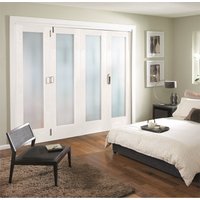 Shaker White Primed 1 Light Obscure Glazed Interior Folding Doors 3 x 1 2047 x 2849mm
Shaker White Primed 1 Light Obscure Glazed Interior Folding Doors 3 x 1 2047 x 2849mm