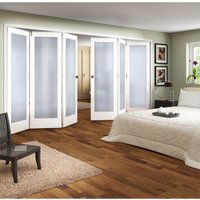 Shaker White Primed 1 Light Obscure Glazed Interior Folding Doors 3 x 3 2047 x 4227mm
Shaker White Primed 1 Light Obscure Glazed Interior Folding Doors 3 x 3 2047 x 4227mm