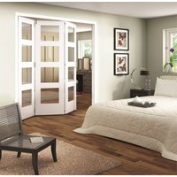 Shaker White Primed 4 Light Clear Glazed Interior Folding Doors 3 x 0 2047 x 2157mm
Shaker White Primed 4 Light Clear Glazed Interior Folding Doors 3 x 0 2047 x 2157mm
