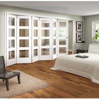 Shaker White Primed 4 Light Clear Glazed Interior Folding Doors 6 x 0 2047 x 3771mm
Shaker White Primed 4 Light Clear Glazed Interior Folding Doors 6 x 0 2047 x 3771mm