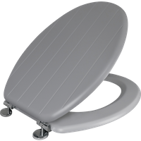 Allana Tongue & Groove Moulded Wood Grey Toilet Seat
Allana Tongue & Groove Moulded Wood Grey Toilet Seat