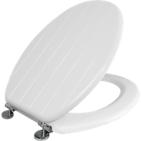 Allana Tongue & Groove Moulded Wood White Toilet Seat
Allana Tongue & Groove Moulded Wood White Toilet Seat