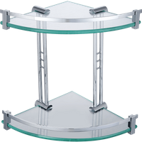 Cadenza Double Corner Glass Shelf
Cadenza Double Corner Glass Shelf