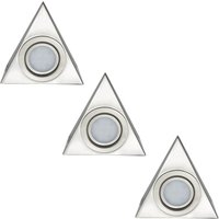 Arlec 3 Pack LED Triangle Cabinet Lights