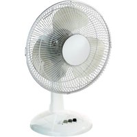12 Inch Oscillating Desk Fan White
12 Inch Oscillating Desk Fan White