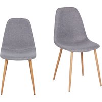 Ludlow Upholstered Dining Chair - Set of 2 - Grey
Ludlow Upholstered Dining Chair - Set of 2 - Grey