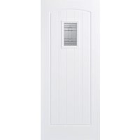 Cottage External Glazed White GRP 1 Lite Door - 813 x 2032mm
Cottage External Glazed White GRP 1 Lite Door - 813 x 2032mm