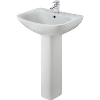 Balterley Faron 1 Tap Hole Basin and Full Pedestal - 545mm
Balterley Faron 1 Tap Hole Basin and Full Pedestal - 545mm