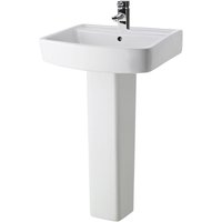 Balterley Optic 1 Tap Hole Basin and Full Pedestal - 520mm
Balterley Optic 1 Tap Hole Basin and Full Pedestal - 520mm