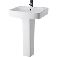 Balterley Optic 1 Tap Hole Basin and Full Pedestal - 600mm
Balterley Optic 1 Tap Hole Basin and Full Pedestal - 600mm
