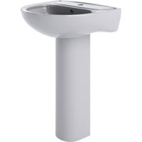 Balterley Ridley 1 Tap Hole Basin and Full Pedestal - 550mm
Balterley Ridley 1 Tap Hole Basin and Full Pedestal - 550mm
