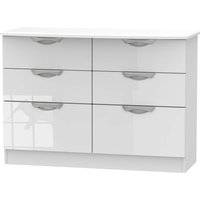Portofino White Gloss 6 Drawer Midi Chest
Portofino White Gloss 6 Drawer Midi Chest