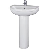 Balterley Vito 1 Tap Hole Basin & Full Pedestal - 550mm
Balterley Vito 1 Tap Hole Basin & Full Pedestal - 550mm