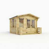 Mercia (Installation Included) 3.3x3.7m Sherwood 19mm Log Cabin with Veranda
Mercia (Installation Included) 3.3x3.7m Sherwood 19mm Log Cabin with Veranda