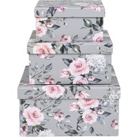 Floral Cardboard Storage Boxes - Set of 3
Floral Cardboard Storage Boxes - Set of 3