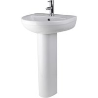 Balterley Vision 1 Tap Hole Basin and Full Pedestal - 500mm
Balterley Vision 1 Tap Hole Basin and Full Pedestal - 500mm