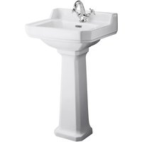 Balterley Harrington 1 Tap Hole Basin and Pedestal - 500mm
Balterley Harrington 1 Tap Hole Basin and Pedestal - 500mm