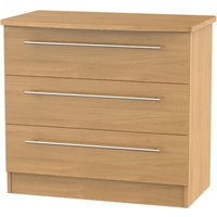 Siena Modern Oak 3 Drawer Chest
Siena Modern Oak 3 Drawer Chest