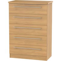 Siena Modern Oak 5 Drawer Chest
Siena Modern Oak 5 Drawer Chest