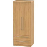 Siena Modern Oak 2 Drawer Wardrobe
Siena Modern Oak 2 Drawer Wardrobe
