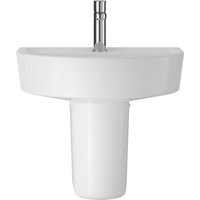 Balterley Mila 1 Tap Hole Basin and Semi Pedestal - 520mm
Balterley Mila 1 Tap Hole Basin and Semi Pedestal - 520mm