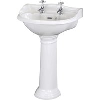 Balterley Harrington Round 2 Tap Hole Basin Pedestal - 600mm
Balterley Harrington Round 2 Tap Hole Basin Pedestal - 600mm