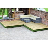 Swift Deck Complete Decking Kit - Corner - 4.75 x 4.7m
Swift Deck Complete Decking Kit - Corner - 4.75 x 4.7m