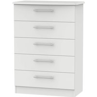 Siena Grey Matt 5 Drawer Chest
Siena Grey Matt 5 Drawer Chest