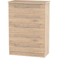 Siena Bordeaux Oak 5 Drawer Chest
Siena Bordeaux Oak 5 Drawer Chest
