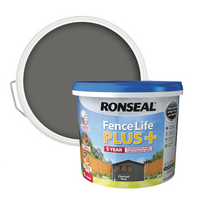 Ronseal Fence Life Plus Paint Charcoal Grey - 9L
Ronseal Fence Life Plus Paint Charcoal Grey - 9L