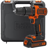 BLACK+DECKER 2 Speed 18V Cordless Combi Drill with Kit Box (BCD700S1K-GB)
BLACK+DECKER 2 Speed 18V Cordless Combi Drill with Kit Box (BCD700S1K-GB)