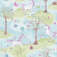 Grandeco Unicorns Teal Wallpaper
Grandeco Unicorns Teal Wallpaper