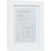 Photo Frame White 7 x 5 with 6 x 4 Mount Aperture 
Photo Frame White 7 x 5 with 6 x 4 Mount Aperture