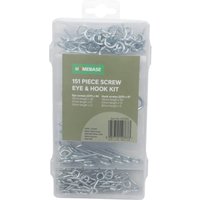 151pcs Screw Eye & Hook Kit
151pcs Screw Eye & Hook Kit