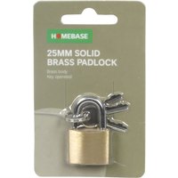 Solid Brass Padlock - 25mm
Solid Brass Padlock - 25mm
