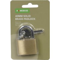 Solid Brass Padlock - 40mm
Solid Brass Padlock - 40mm