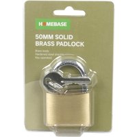Solid Brass Padlock 50mm
Solid Brass Padlock 50mm