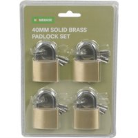 40mm Brass Padlock - Set of 4
40mm Brass Padlock - Set of 4