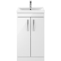 Balterley Rio 500mm Freestanding 2 Door Vanity With Basin 1 - Gloss White
Balterley Rio 500mm Freestanding 2 Door Vanity With Basin 1 - Gloss White