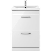 Balterley Rio 600mm Freestanding 2 Drawer Vanity With Basin 1 - Gloss White
Balterley Rio 600mm Freestanding 2 Drawer Vanity With Basin 1 - Gloss White