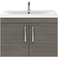 Balterley Rio 800mm Wall Hung 2 Door Vanity With Worktop - Brown Grey Avola
Balterley Rio 800mm Wall Hung 2 Door Vanity With Worktop - Brown Grey Avola