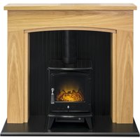 Adam Turin in Oak & Black with Aviemore Electric Stove in Black
Adam Turin in Oak & Black with Aviemore Electric Stove in Black