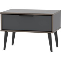Tokyo 1 Drawer Side Table with Legs - Graphite
Tokyo 1 Drawer Side Table with Legs - Graphite