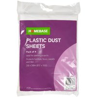 Homebase Plastic Dust Sheet 4pk
Homebase Plastic Dust Sheet 4pk