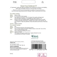 RHS Sweet Corn Goldcrest F1
RHS Sweet Corn Goldcrest F1