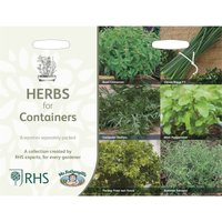 RHS Herbs for Containers Seed Collection
RHS Herbs for Containers Seed Collection