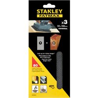 STANLEY FATMAX - 3x 80g 1/3 Mesh Sanding Sheets 93 x 230mm
STANLEY FATMAX - 3x 80g 1/3 Mesh Sanding Sheets 93 x 230mm